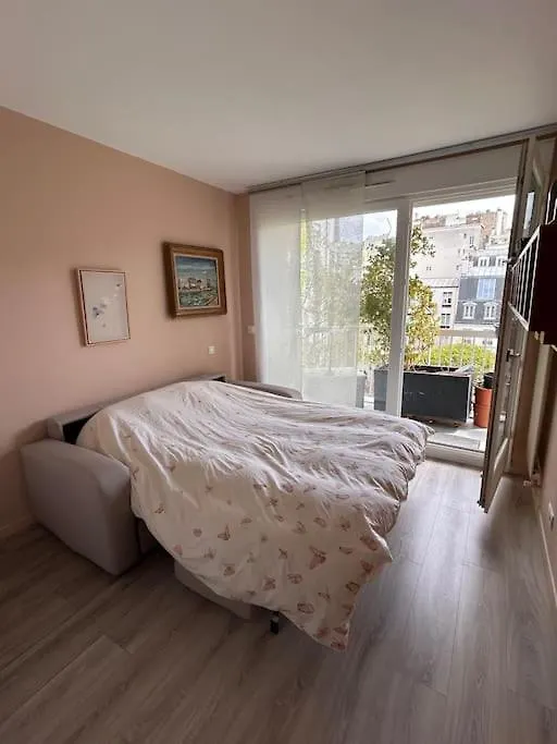 Vue Tour Eiffel - Calme & Chic Apartment Paris